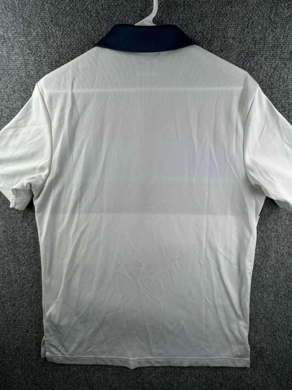 Adidas Climacool Men Polo Shirt Size Medium Casual Short Sleeve Blue White